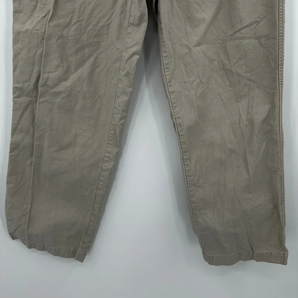 J. Crew Cotton Casual Drawstring Waist Pants‎ Khaki Size M32